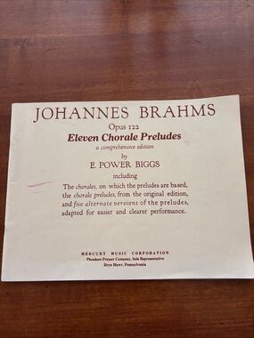Johannes Brahms Opus 11 — Eleven Choral Preludes